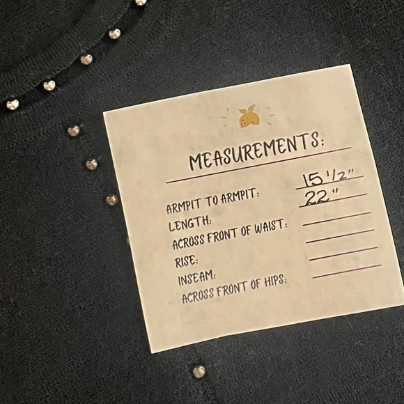 ELIE TAHARI Black Merino Wool Beaded Studded Short Sleeve Sweater Knitwear Small - Picture 11 of 11